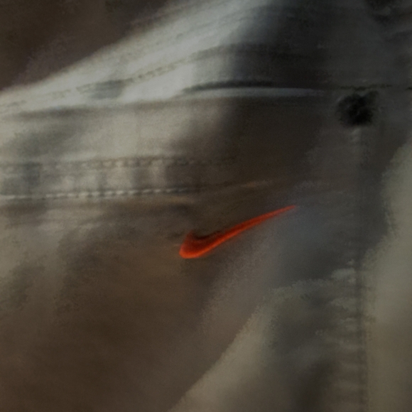 Nike Khaki Cargo Skort with Orange Swoosh - Picture 4 of 5